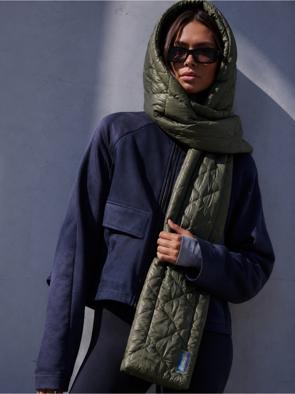 Free People Hood Scarf One Size